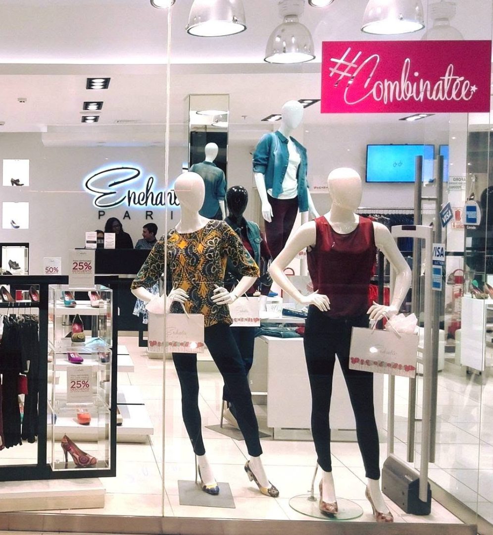 Vitrina de moda montada por Giandeco